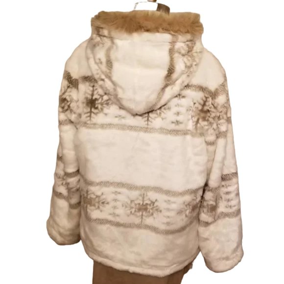 NWOT | Domini International | Faux Fur | Hooded | Reversible | Jacket | Size: XL - Picture 5 of 16